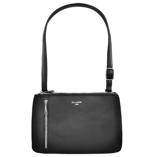 Sac à Main Bandoulière Noir - Taille Medium - Sans Marque