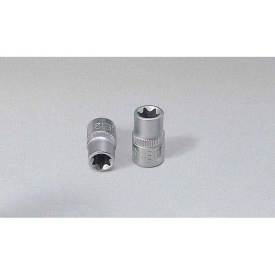 Douille Torx E12 1/2" - BRILLIANT TOOLS - Acier Chrome Vanadium - Qualité Professionnelle Allemande