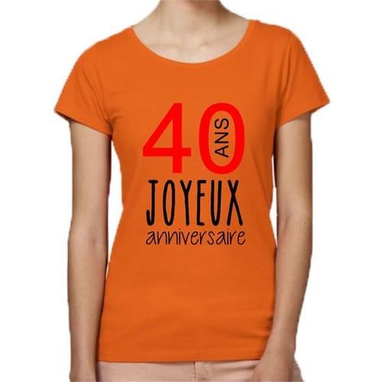Joyeux anniversaire 40 ans cadeau' T-shirt premium Femme