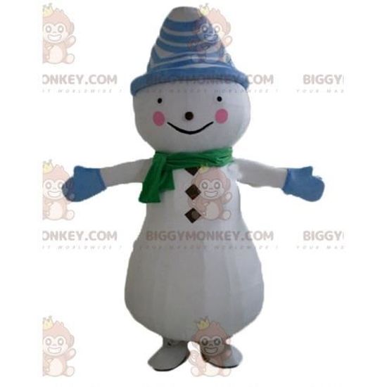 Costume De Noël Bébé Garçon - Grenouillère Polaire Bonhomme De Neige Avec Capuche Et écharpe - 1 An