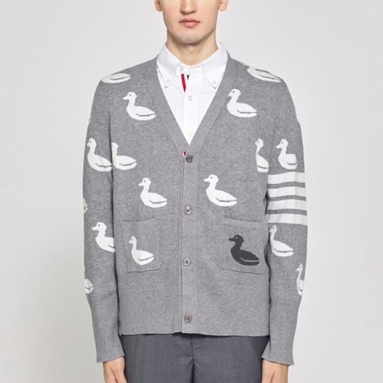 Lacoste Pull-over Homme Marine/Jaune-vert-rouge XL
