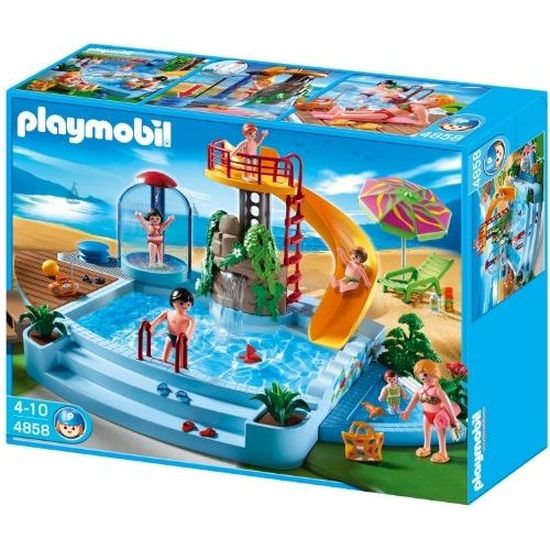 PLAYMOBIL 4858 JEU DE CONSTRUCTION PISCIN… Cdiscount Jeux Jouets