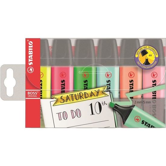 Surligneur Fluo LUMINATOR - Pochette De 4