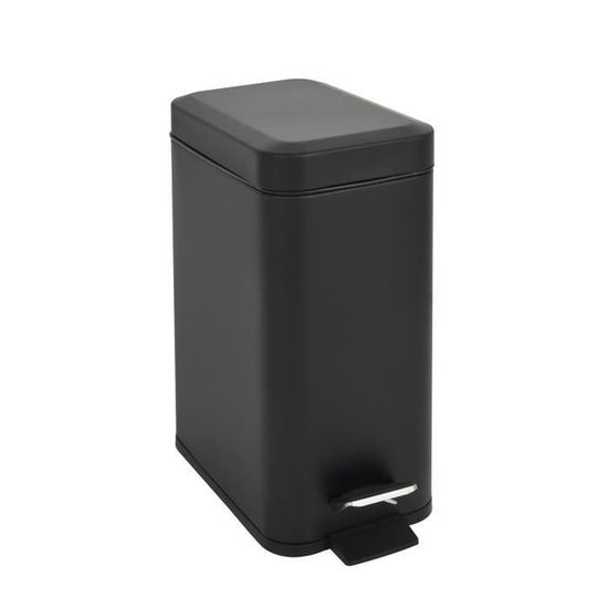Songmics poubelle en métal 10l, compacte, avec pédale, seau intérieur Songmics poubelle en métal 10l, compacte, avec pédale, seau intérieur