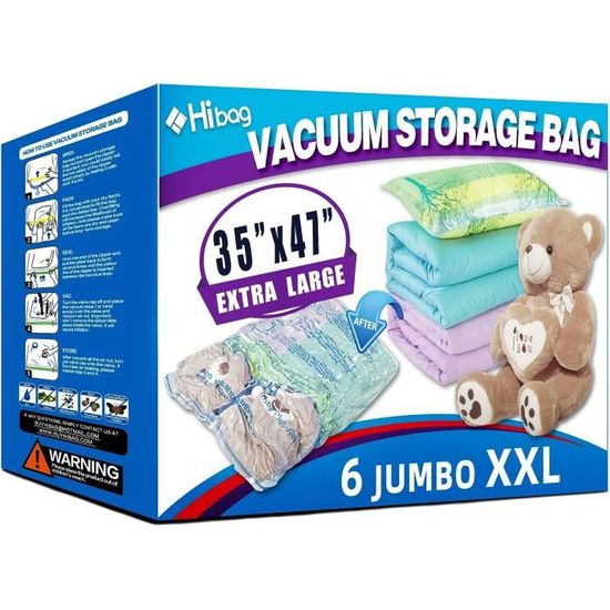 Lot De 6 Sacs De Déménagement WORKPRO Extra Larges – Avec Sangles De Sac à Dos, Capacité 50lbs
