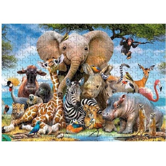 Puzzle 1000 pièces - Castorland - Les animaux au parc - Thème Animaux -  Difficulté moyenne - Mixte - Cdiscount Jeux - Jouets