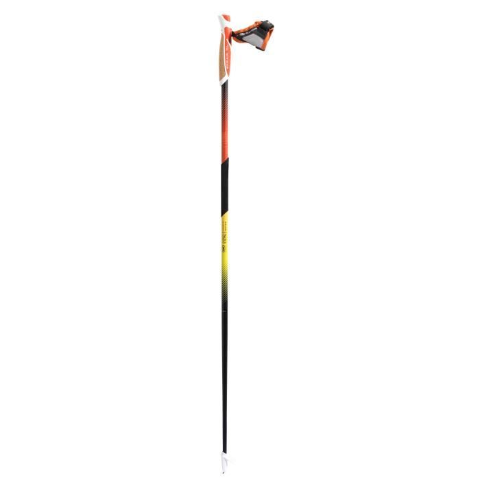 Bâtons TSL Addict trail carbon 1 cork grip - spike - noir/orange - 110 cm