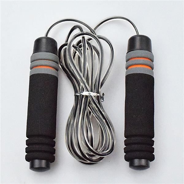 Corde à Sauter, 2.8m câble - Roulements à Billes en Acier Ergonomique - La Poignée Souple