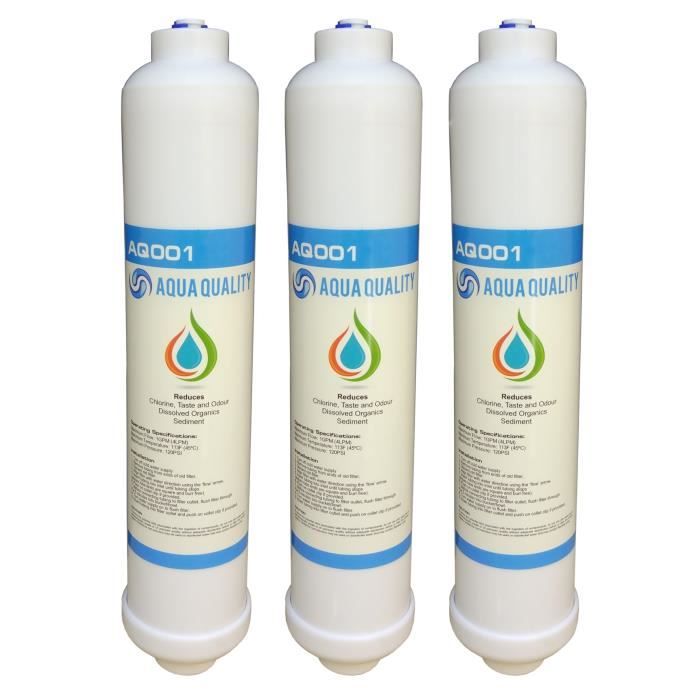 3x Aqua Qualité Filtre à eau compatible pour Samsung DA29-10105J HAFEX - FSM-100 Aqua-Pure Plus Réfrigérateur filtre externe