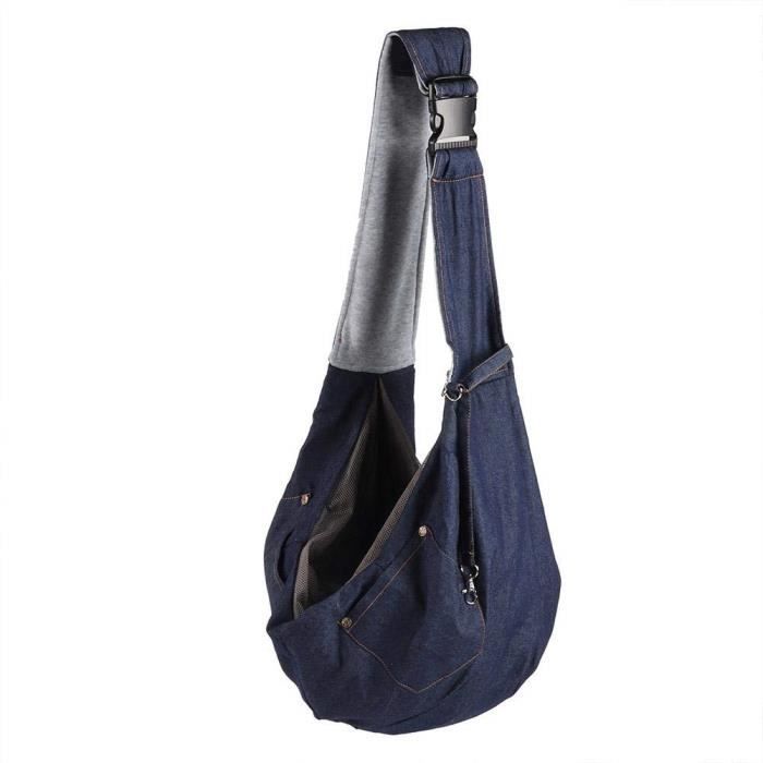 Minnya Pet Petit Chien Sac Pet Sling Transporteur Pliable Chien Sling Sac D'épaule Sac De Transport Chiot Sacs D'épaule Simple Vo