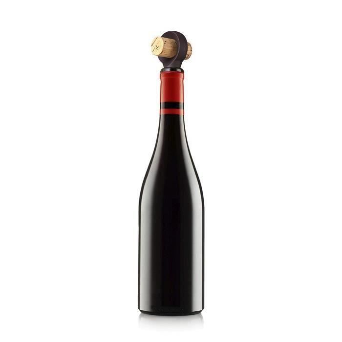 Vacu Vin 08875606 Bouchon de Bouteille 2 x 3,5 x 6 cm Lot de 2