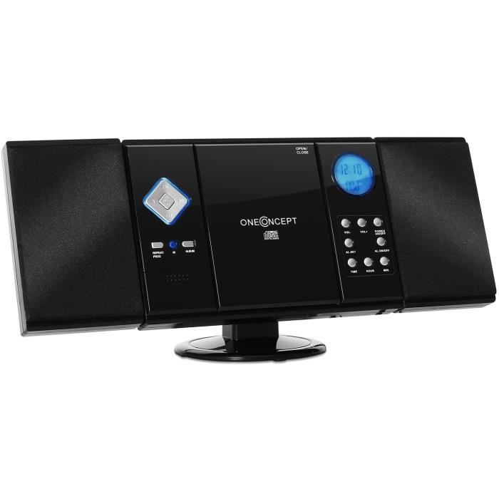 V-12 - Chaîne HiFi, Radio CD, Lecteur CD Radio, Interface Bluetooth, Lecteur CD-MP3, Port USB, Tuner Radio AM FM, 20 plages pro A235