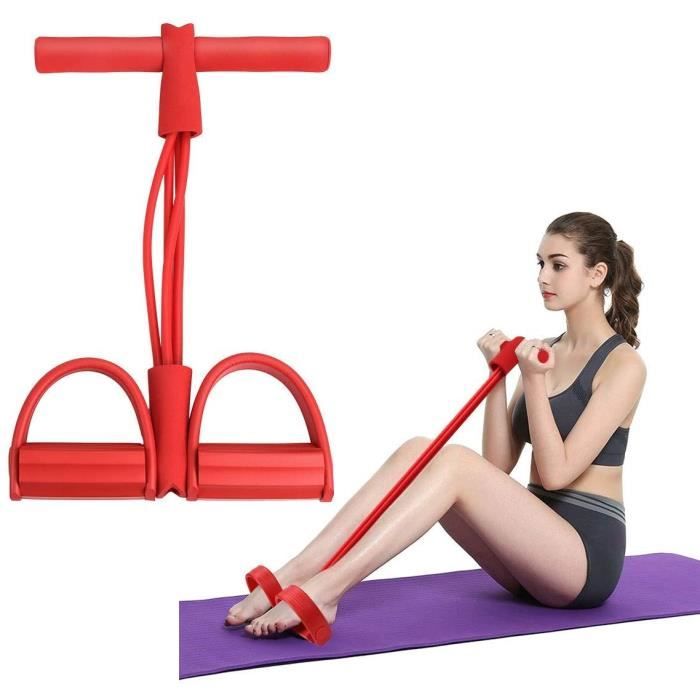 ELASTIQUE DE RESISTANCE - HARNAIS DE RESISTANCE - EXTENSEUR - ELASTIBAND - SANGLE DE MUSCULATION EQWR Grande Bande Rouge &agra164