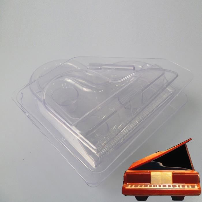 Moule à chocolat de modélisation de piano 3D - Moule à gâteau en forme de piano 3D - Moule de cuisson de modélisation  - 1PC