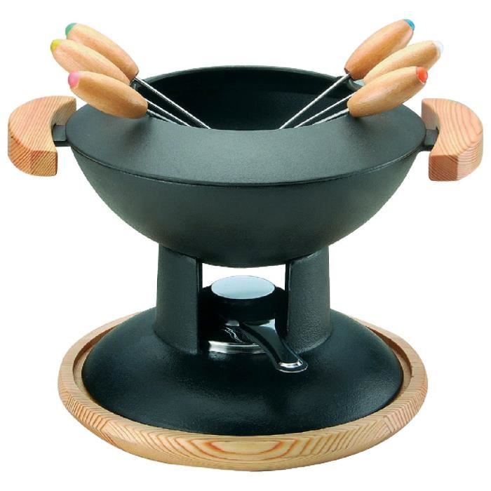 Service à fondue fonte Baumalu