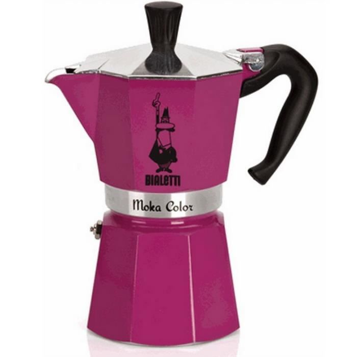 Bialetti - cafetière italienne 6 tasses rose - 0009143