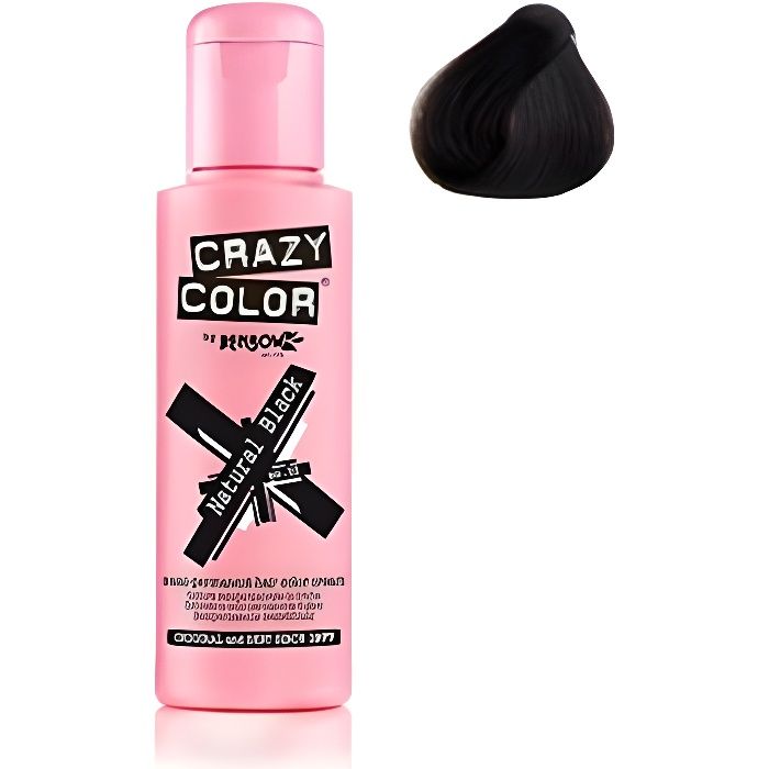Coloration Crazy Color Natural Black 100 ml