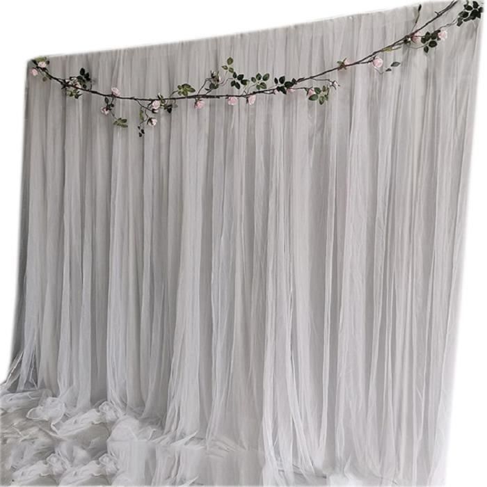 DAMILY® Tissu de fond de mariage nouvelle disposition de fond de voile de mariage accessoires de mariage