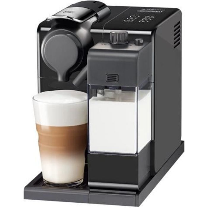 Machine expresso DELONGHI EN560.B NESPRESSO LATTISSIMA ONE - Noir - Panneau de commande sensitif lattissima TOUCH ANIMATION
