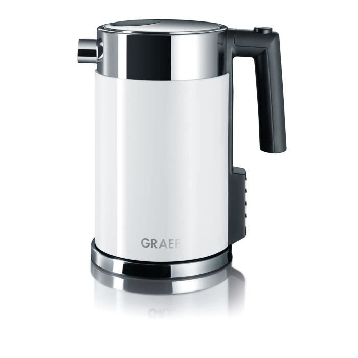 Graef WK701EU Bouilloire, 2000 W, Blanc (NOIR) - 1.5 L