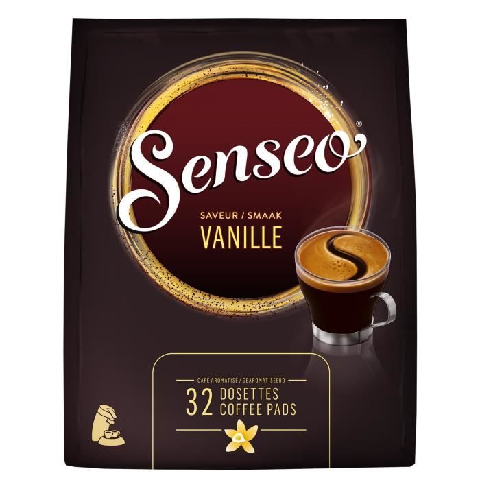 Senseo café saveur Vanille en dosettes x32 -222g