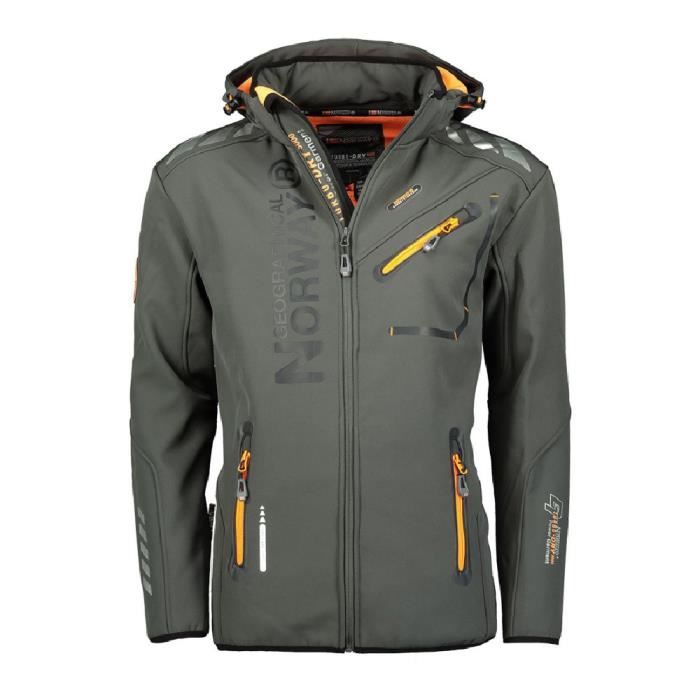 Veste Softshell Grise Homme Geographical Norway Royaute