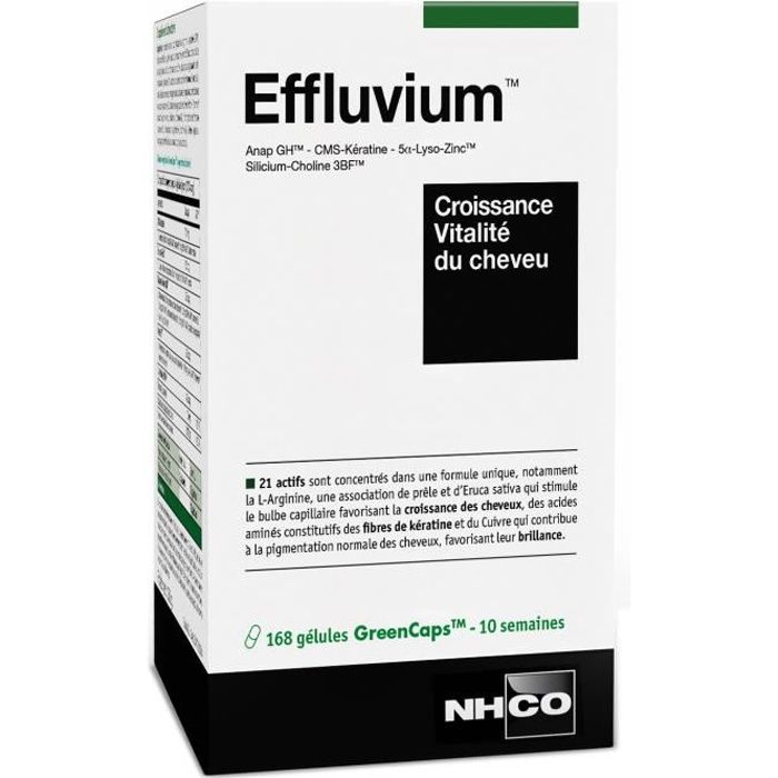 NHCO NUTRITION EFFLUVIUM - Santé des Cheveux - 168 gélules