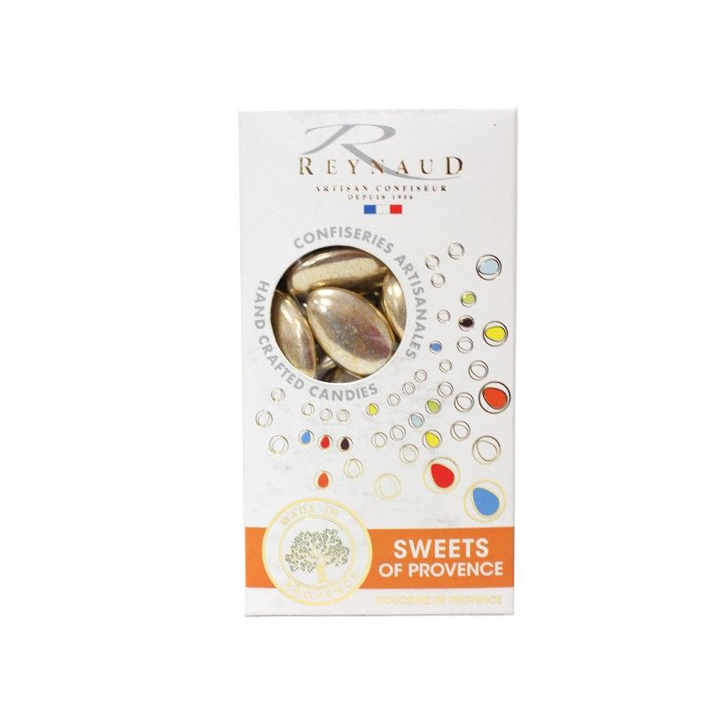 DRAGÉES CHOCOLAT 70% CACAO OR -220grs BLANC