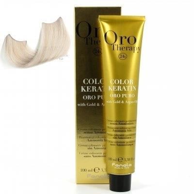 color keratin oro puro n°10.1X blond platine ce…