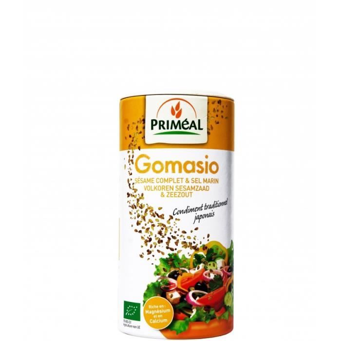 Gomasio : Sésame Complet & Sel Marin bio et végan 250 g PRIMÉAL