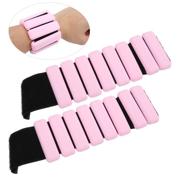 Poids de poignet,Poids de cheville réglables 2pcs Bracelet de Poids en Gel de Silice Poids de Poignet tout neuf YES
