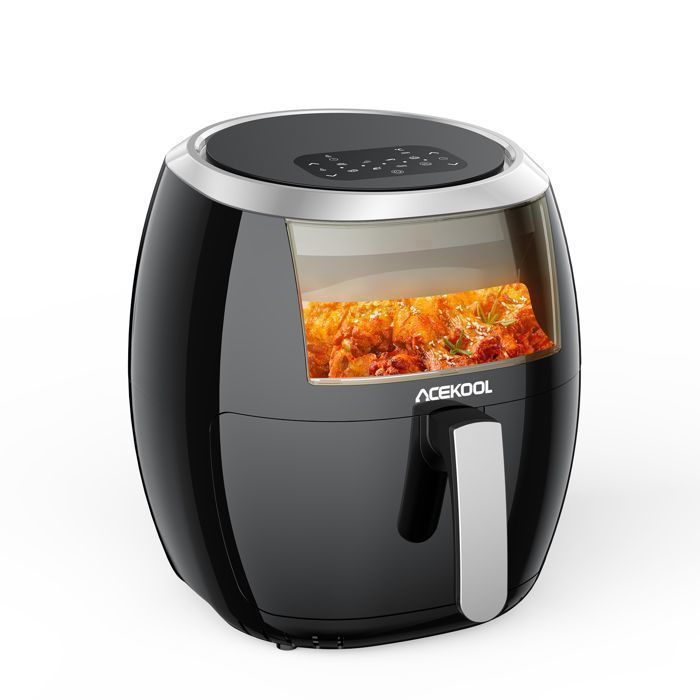 Friteuse sans Huile - Air Fryer - 8L - 1800W - Écran Tactile LED - 8 Modes - Promiracal