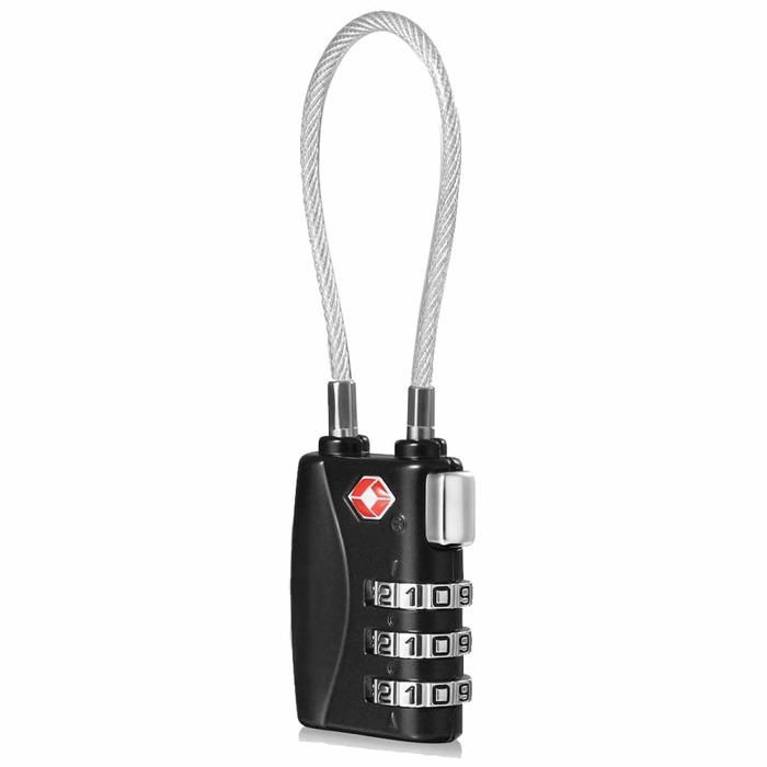 Lot De 2 Cadenas à Câble Avec Clés - Cadenas Souples Sécurité Pour Vélo, Valise, Casque, Casier - Câble Acier Renforcé 5mm
