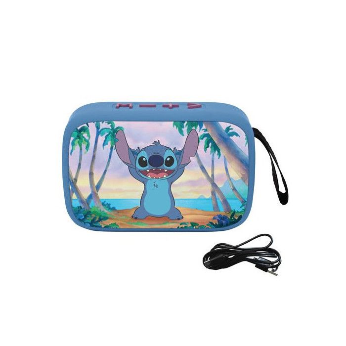Enceinte Bluetooth® portable Stitch avec finition en tissu - vue 6