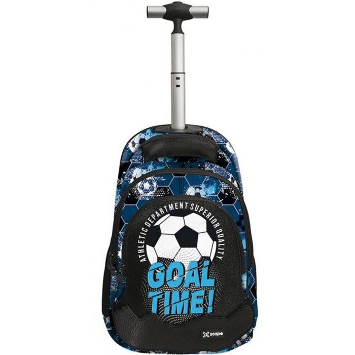 Sac à dos à roulettes Football Goal Time 44 CM - 2 cpt Sac à dos à roulettes Football Goal Time 44 CM - 2 cpt
