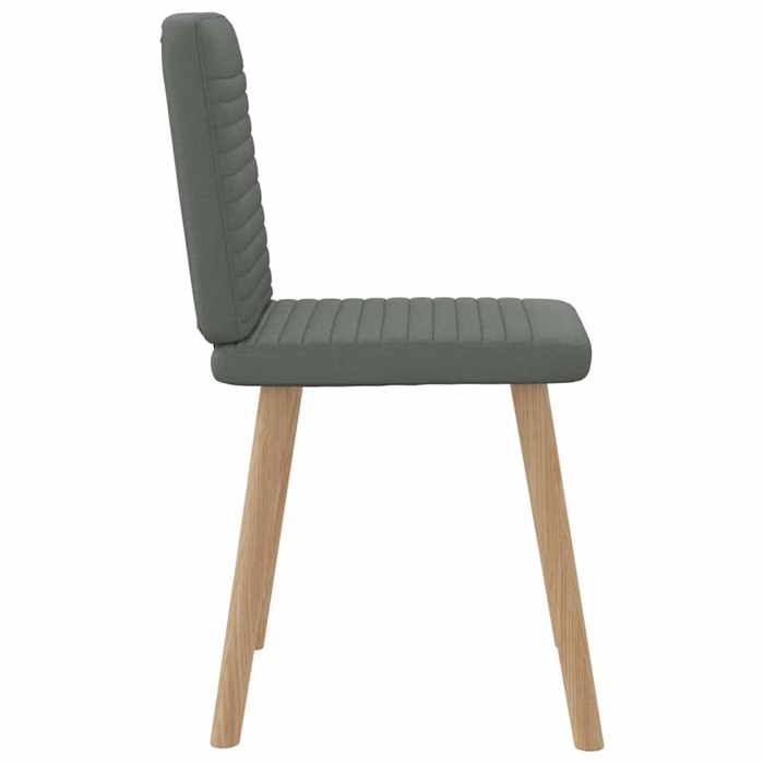 TOP 2026 Chaises à manger (lot de 4) - Pour 6 personnes - gris foncé tissu - 45x54x86 cm ccc964