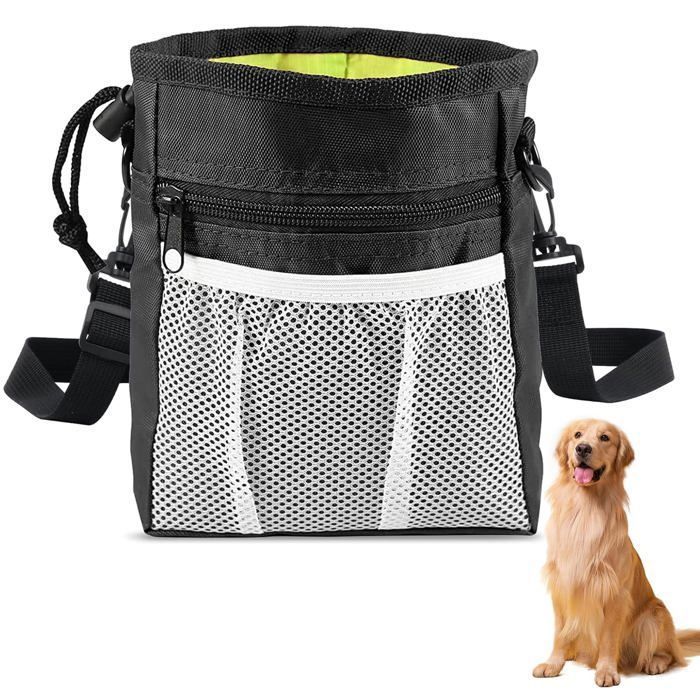 Sac à Friandises pour Chien 18X14X6cm Sacco de Dressage Canin Pochette pour Friandises Fido Borsa de  QIEDOVIEY