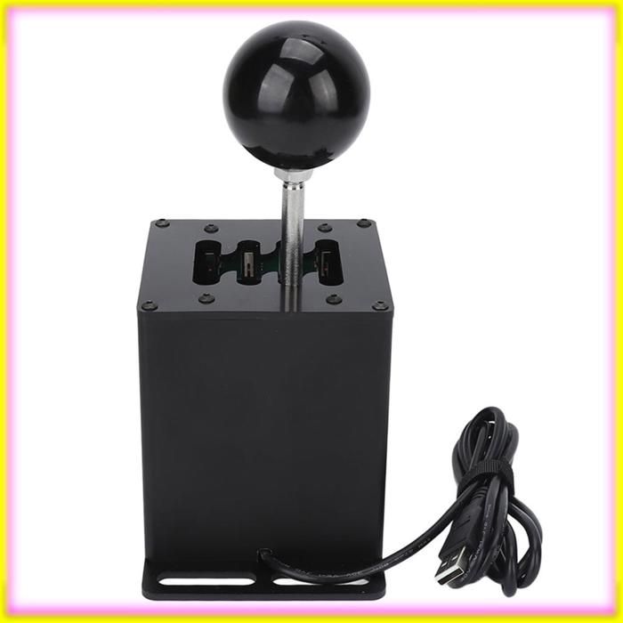 keenso Manette de vitesse de simulateur USB USB Gear Shifter 7 R H Gear Shifter pour les Jeux de Course Compatible video jeux