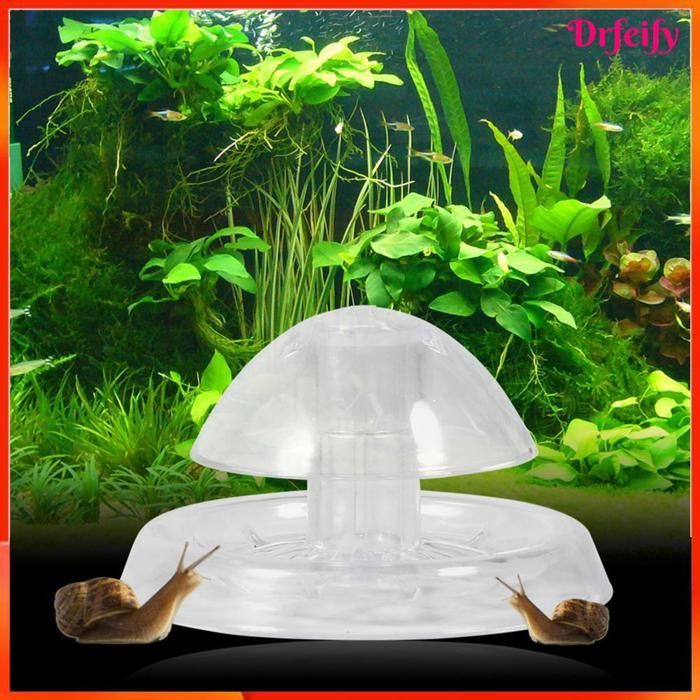 Akozon piège à escargots daquarium  Piège à Escargots Receveur Daquarium Sûr en Plastique Environnemental animalerie eclairage