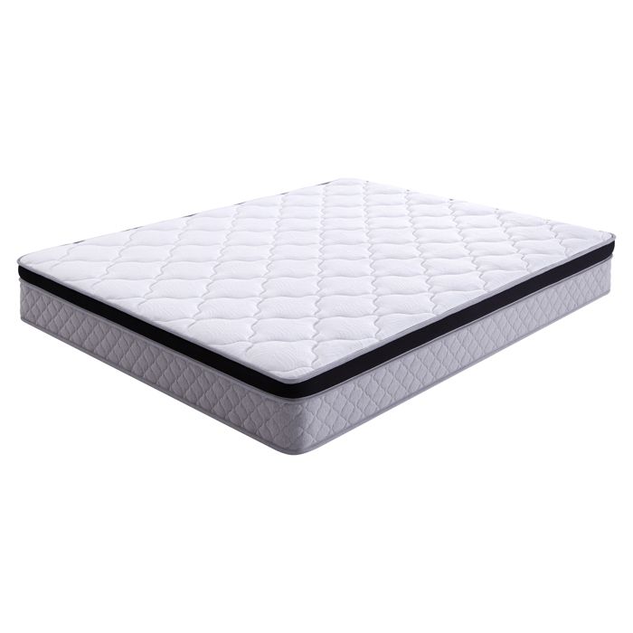 Matelas à ressorts - Dimensions 140x200 cm - Épaisseur 25 cm - Dureté H3 - Modules ergonomiques