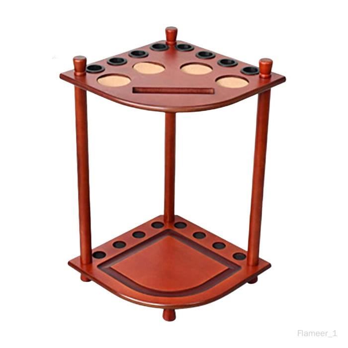 Support De Queue De Billard 8 Trous – Rangement Pour Cannes à Pêche Et Clubs De Golf, Design Vintage, Solide Et Stable