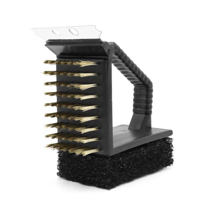 Meilleurs prix pour Brosse de nettoyage pour cage à oiseaux - Bonaweite - Multifonction en acier inoxydable - Triangle