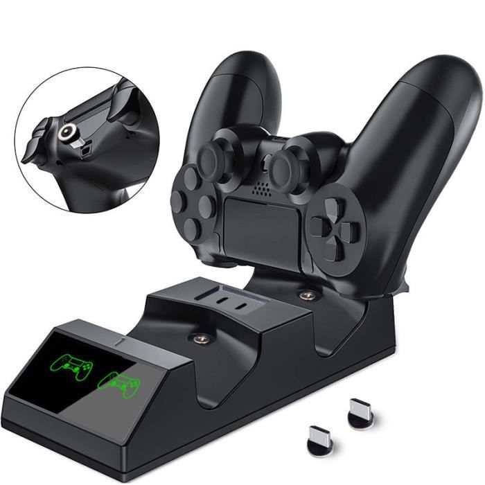 Station De Charge Rapide Double Pour Manettes PS5, Chargeur Secteur Avec 2 Ports