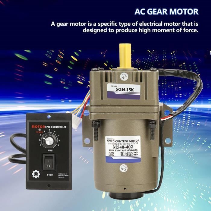 Contrôleur de vitesse de moteur monophasé AC220V 50hz 0~500W DC 0~220