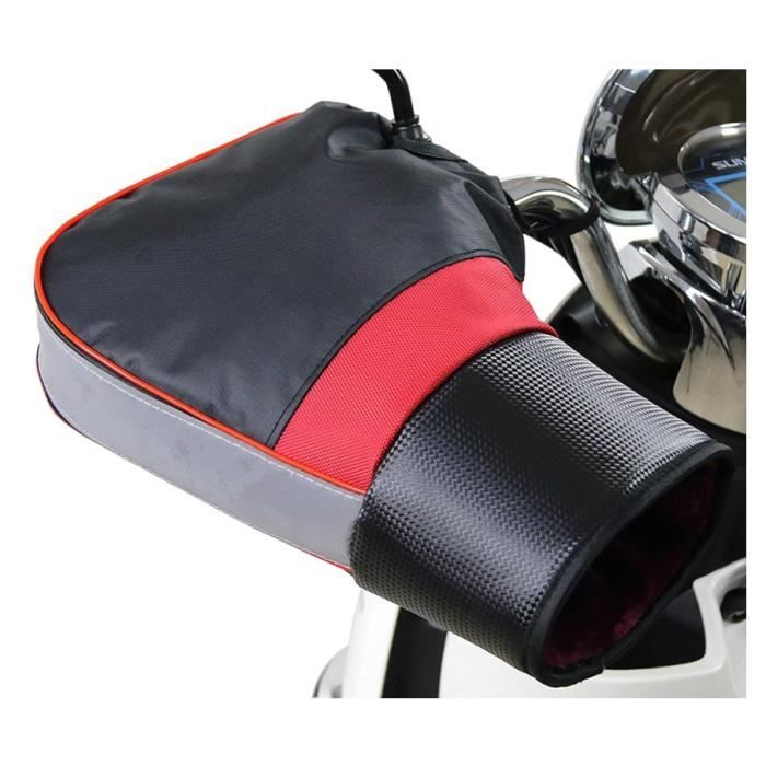 JYCRA Moufles Thermiques D'hiver Pour Guidon De Vélo, Gants De Vélo Coupe-vent Pour Temps Froid, Pour VTT, Navetteur, Vélo