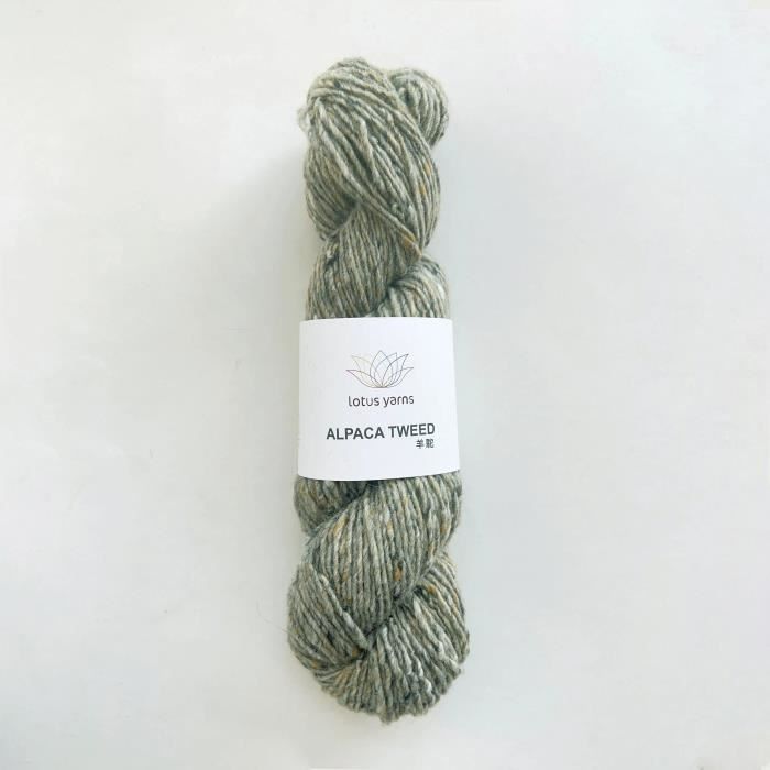 Lot De 10 Pelotes De Laine Tweed - Couleurs Mûre Et Rose - Acrylique - Neuf