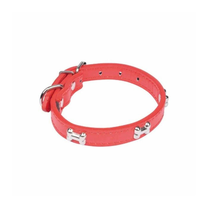 Meilleurs prix pour Collier pour chien - MARQUE - Modèle - Rouge - Simili cuir - Taille M