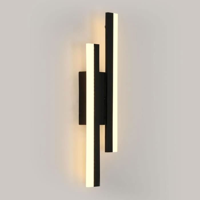 Applique murale dintérieur à LED applique murale moderne 20 W 1800 lm luminaire mural en acrylique 3000 K