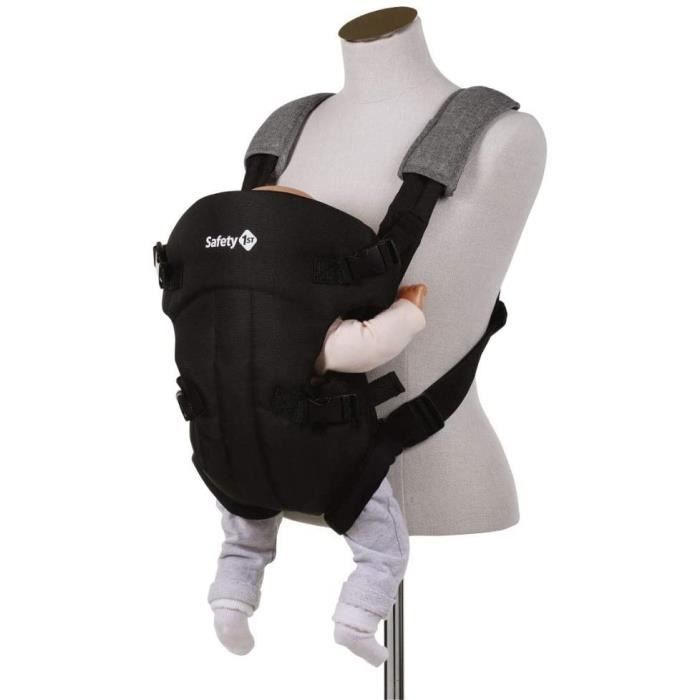 Safety 1st Porte Bebe Ventral Mimoso Naissance A 9 Mois 9 Kg Black Chic Cdiscount Puericulture Eveil Bebe