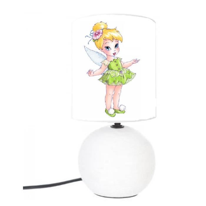 Lampe De Chevet Pied Boule Bebe Fee Clochette Cdiscount Maison